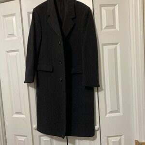 Adam's Row‎ Wool Gray Coat Men's 40 3593